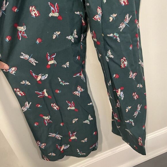 Matilda Jane Evergreen Dream Bird Butterfly Jumper Jumpsuit NWT Size Small Green - Picture 8 of 12